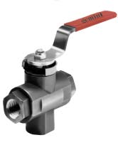 NPT-1/2-309-6-RTV-6-C - Gemini Valve - 3-Way ball Valve