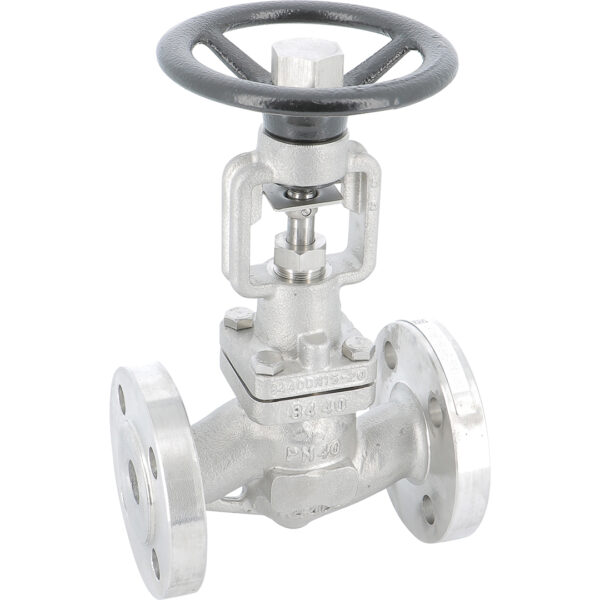 GV472 Stainless steel globe valve 472 RF PN40 with stainless steel bellow - DN100 - 4"