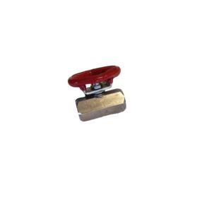 NPT DN015 - 1/2" 1-piece ball valve model 76 Oval handle
