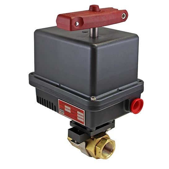 NPT DN008 - 1/4" 2-piece ball valve model 86 Brass 240AC615 