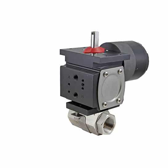 NPT DN008 - 1/4" 2-piece ball valve model 86 A512D 