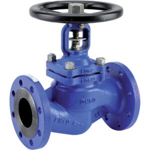 Carbon steel globe valve GV475 RF PN40 with stainless steel bellow - DN080 - 3"