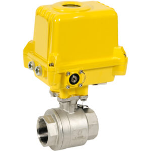 2 piece stainless steel ball valve 715XS + SA05 230V AC - ATEX - DN032 - 1 1/4"