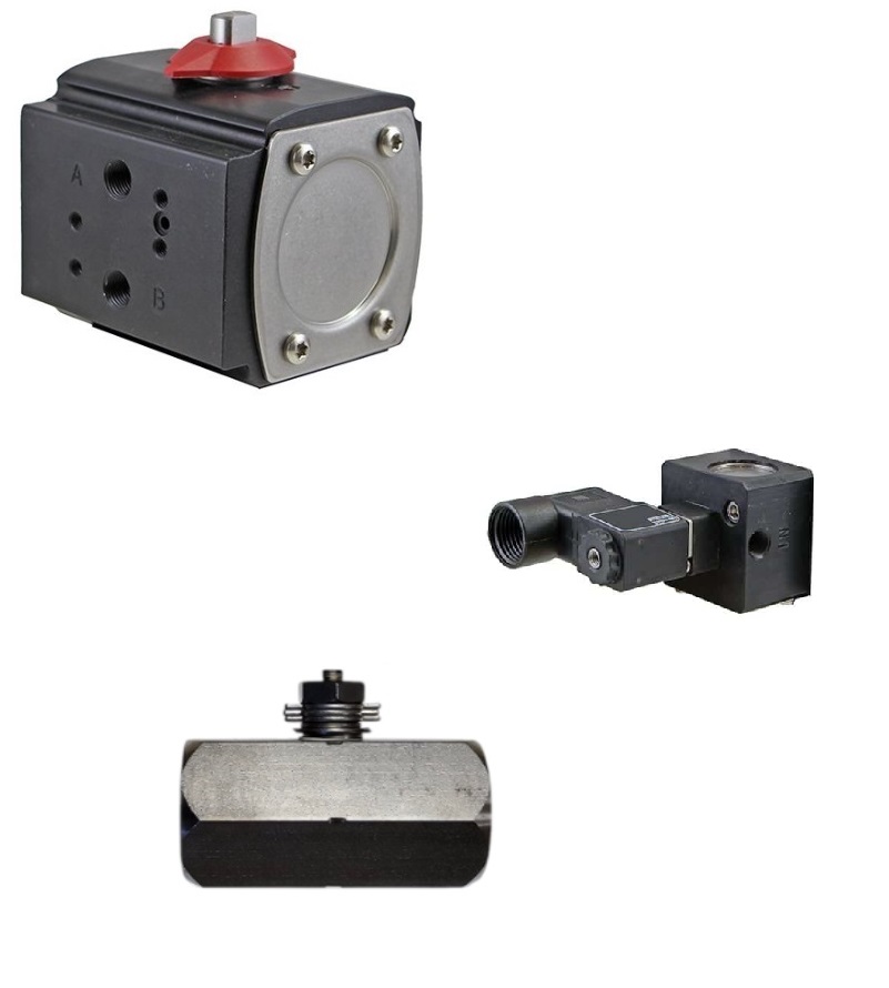 BSP DN015 - 1/2" 1-piece ball valve model 76 A512D 