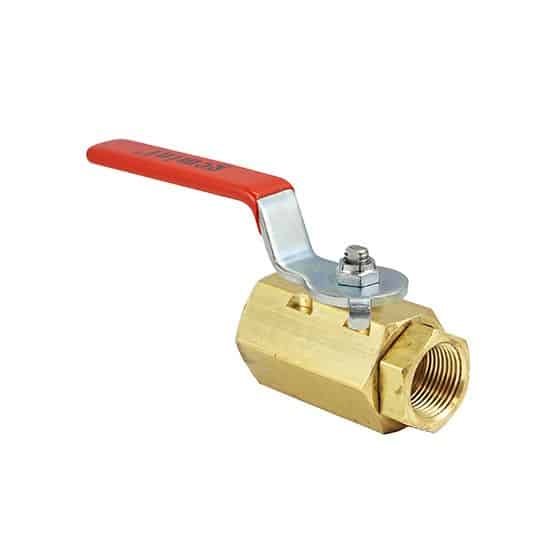 BSP DN011 - 3/8? 2-piece ball valve model 86 Brass Lockable Handle 