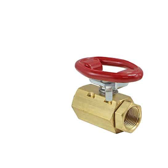BSP DN011 - 3/8? 2-piece ball valve model 86 Brass Oval handle 