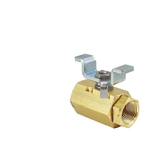 BSP DN011 - 3/8? 2-piece ball valve model 86 Brass Wing handle 