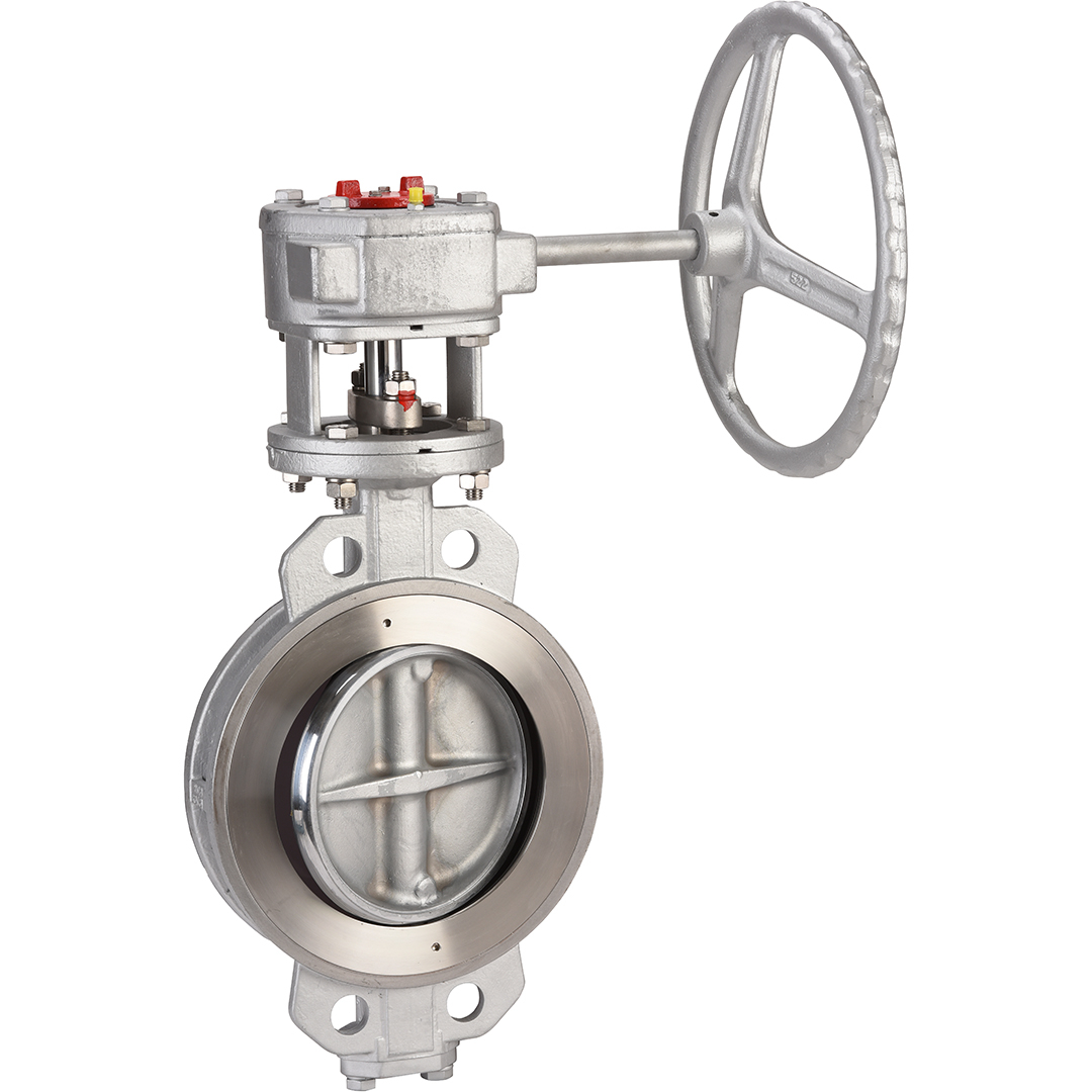 Carbon steel double offset butterfly valve GV1110 wafer PN25 - DN080 - 3"