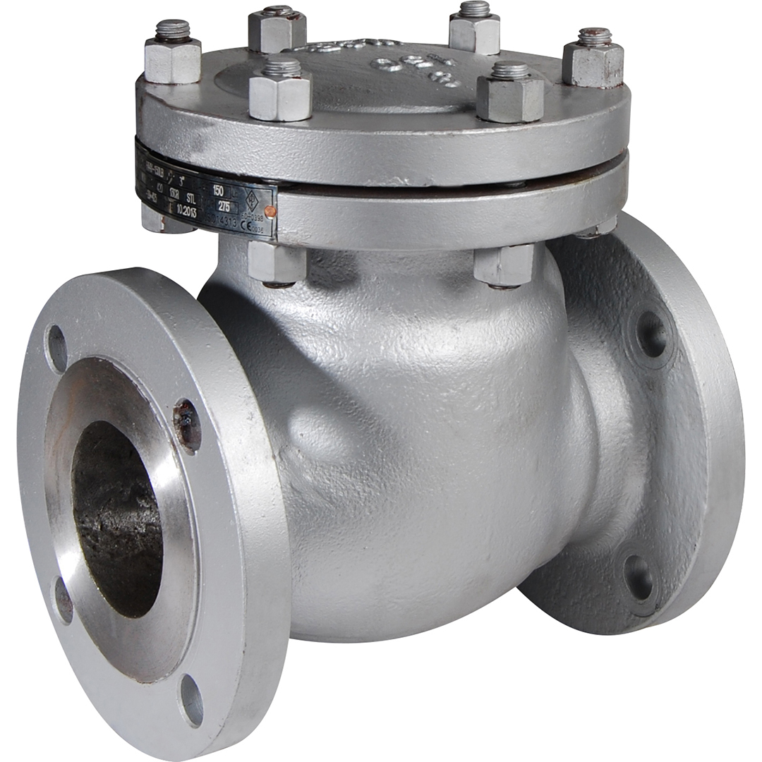 GV373 Cast steel A216WCB swing check valve GV373 RF ANSI150 - DN125 - 5"