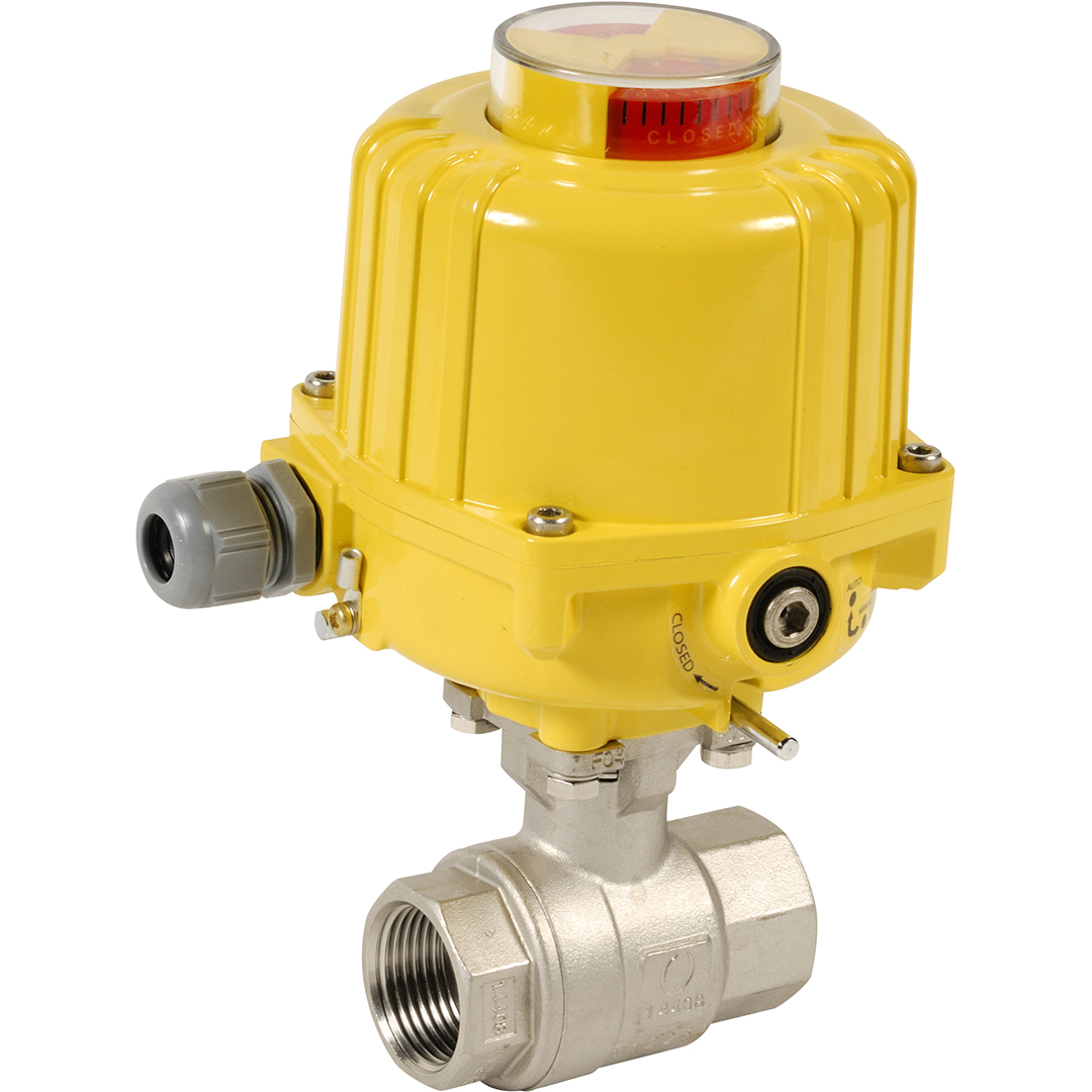 2 piece stainless steel ball valve 1-1/4''