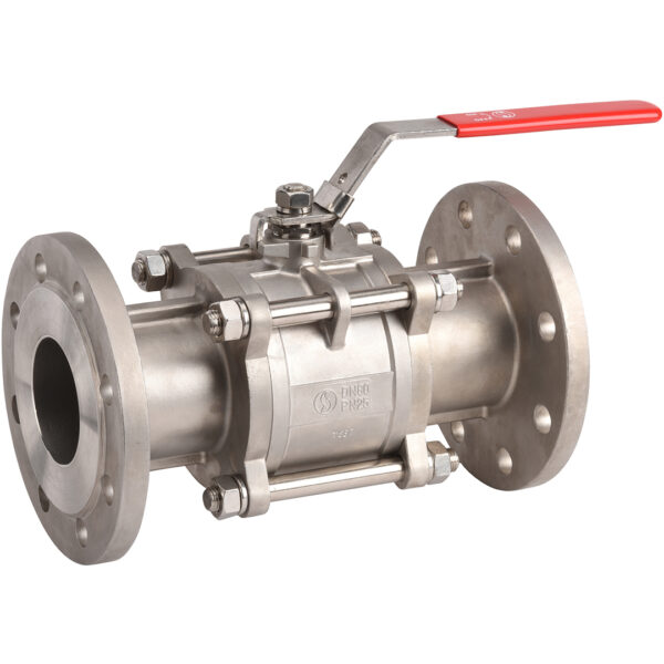 Stainless steel ball valve GV731 3-piece body RF PN40