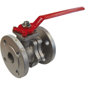 Stainless steel ball valve 757 2 piece body RF ANSI150 HT - DN100