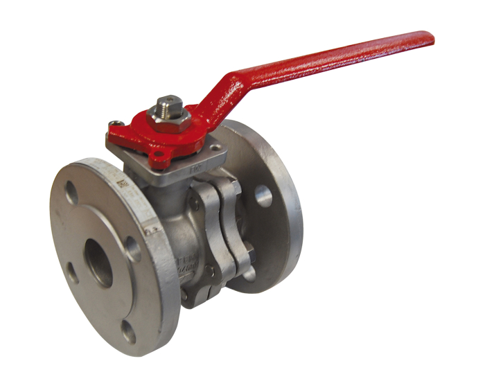 GV757 Stainless steel ball valve 757 2 piece body RF ANSI150 HT - DN100