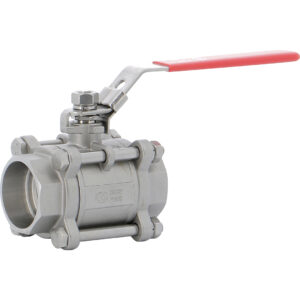 Stainless steel ball valve GV792 3-piece body SW - DN080 - 3"