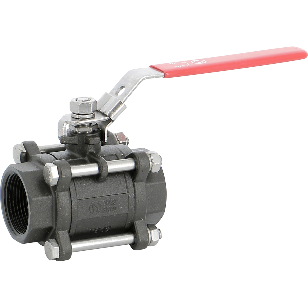 Stainless steel ball valve GV792 3-piece body SW  NPT - DN025 - 1"