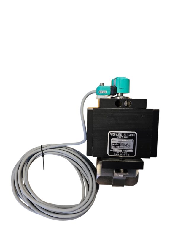 Gemini Valve Pneumatic Controlled Ball Valve with P+F positioning sensor DN400