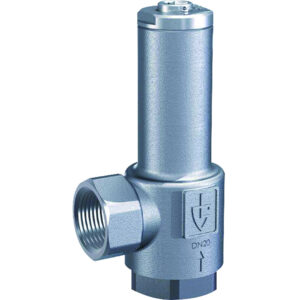 Stainless steel overflow valve 417P PTFE seat 1/2'' 12-20 bar - DN025 - 1"