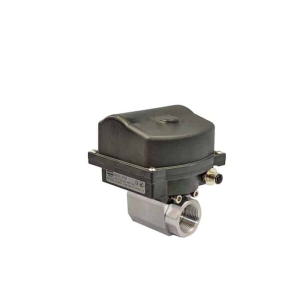 1" NPT CFM8 Stainless Steel 24 DC Electric Actuated Ball Valve