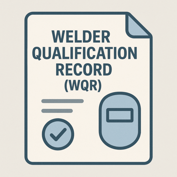 Welder Qualification Record (WQR)