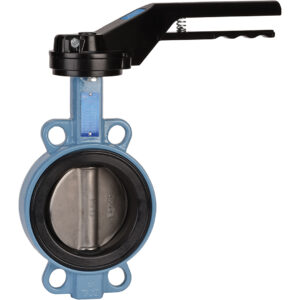 TTV Ductile iron butterfly valve 1152 wafer GGG50 or CF8M disc/NBR seat - DN500