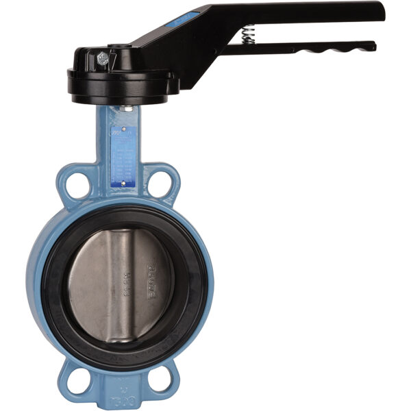 GV1152 TTV Ductile iron butterfly valve 1152 wafer GGG50 or CF8M disc/NBR seat - DN200