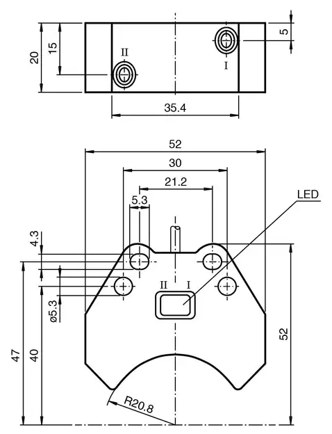 NCN3-F25-N4-5M Pepperl + Fuchs Inductive sensor
