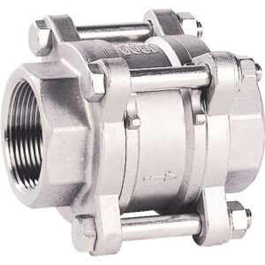 GV384-STAINLESS STEEL CHECK V. NPT 3/8 Inch CF8M Spring check 3pc All positions DN10