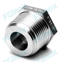 Stainless steel hexagonal reducing bush NPT