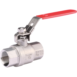 Stainless steel ball valve 704 2-piece body NPT female/female