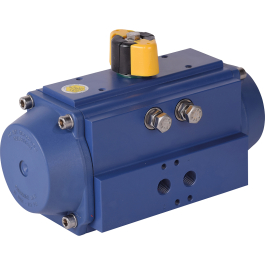 Alphair PTFE coated pneumatic actuator RES spring return